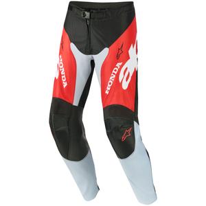 Παντελόνι motocross Alpinestars Racer Veil Honda μαύρο-γκρι-κόκκινο-κίτρινο