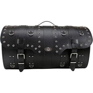 Δερμάτινη θήκη μοτοσικλέτας με κλειδαριά και πριτσίνια RSA K160 μαύρη