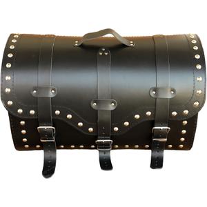 Δερμάτινη θήκη μοτοσικλέτας με κλειδαριά και πριτσίνια RSA K155 μαύρη