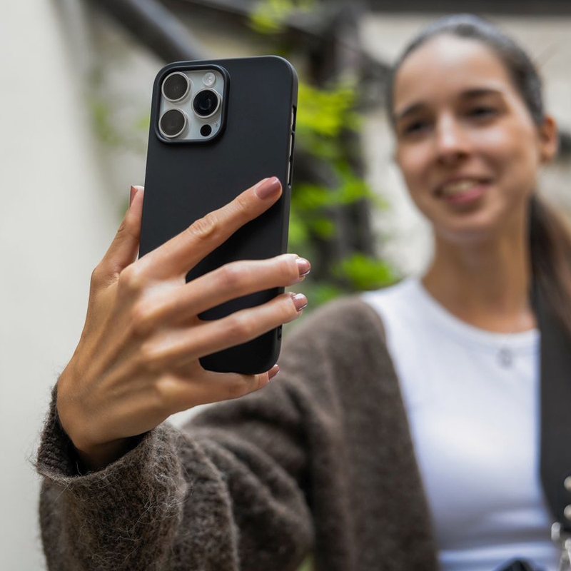 FIXED Story καουτσούκ πίσω κάλυμμα τηλεφώνου για Xiaomi Redmi Note 15 Pro 5G μαύρο