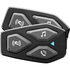 Ακουστικά Bluetooth Interphone U-COM3 Διπλή Συσκευασία