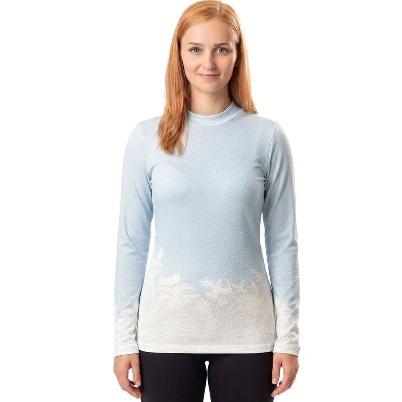 Γυναικείο θερμικό t-shirt nanosilver® Frozen μπλε και λευκό