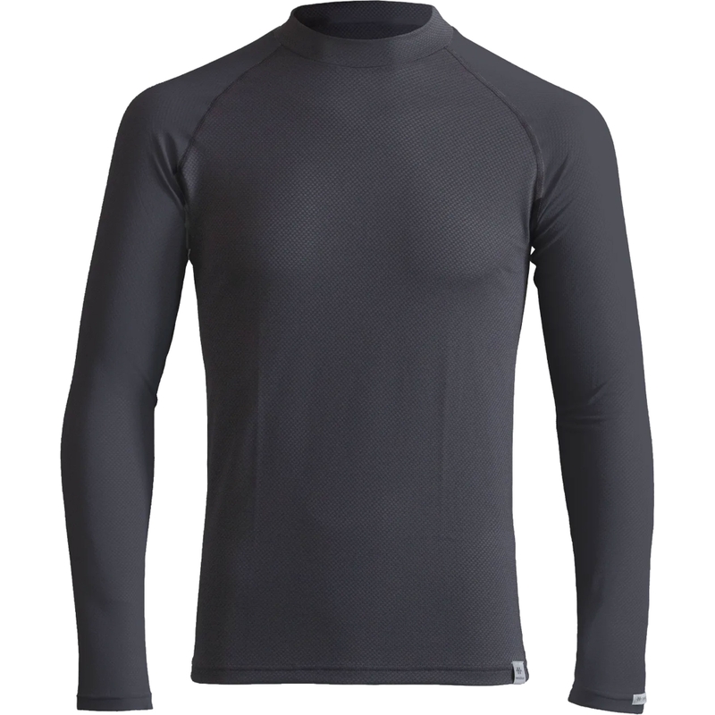 Θερμικό πουκάμισο nanosilver® Raglan ανθρακί γκρι - μακρύ μανίκι
