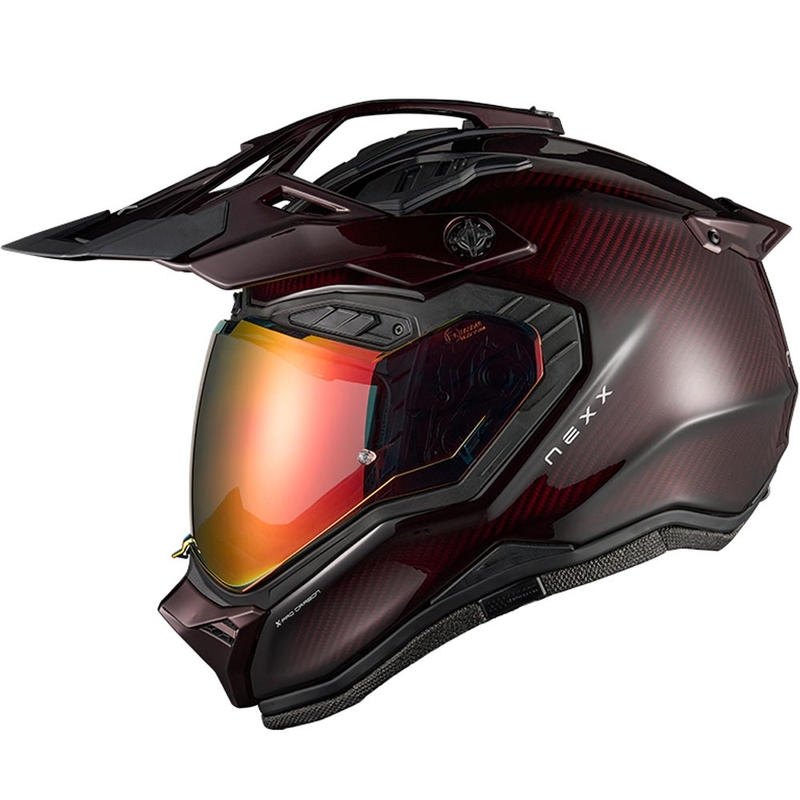 Κράνος μοτοσικλέτας Enduro Nexx X.Rally Namib Carbon κόκκινο