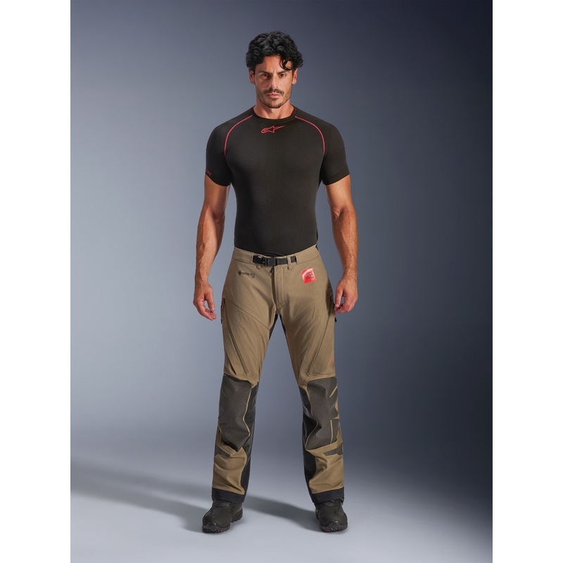 Παντελόνι μοτοσικλέτας Alpinestar Nazca 3L Gore-Tex PRO ανοιχτό καφέ-μαύρο