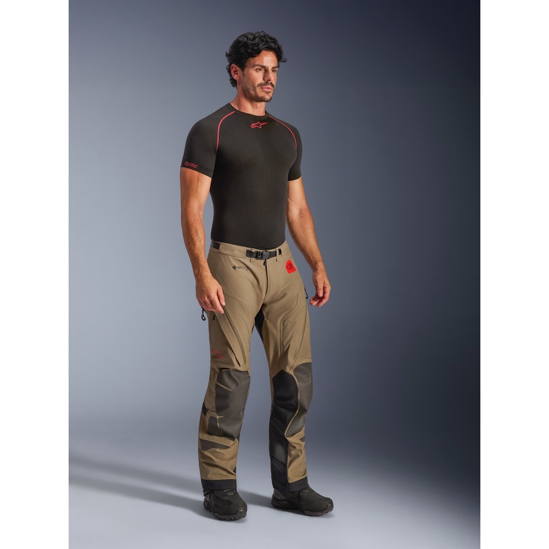 Παντελόνι μοτοσικλέτας Alpinestar Nazca 3L Gore-Tex PRO ανοιχτό καφέ-μαύρο