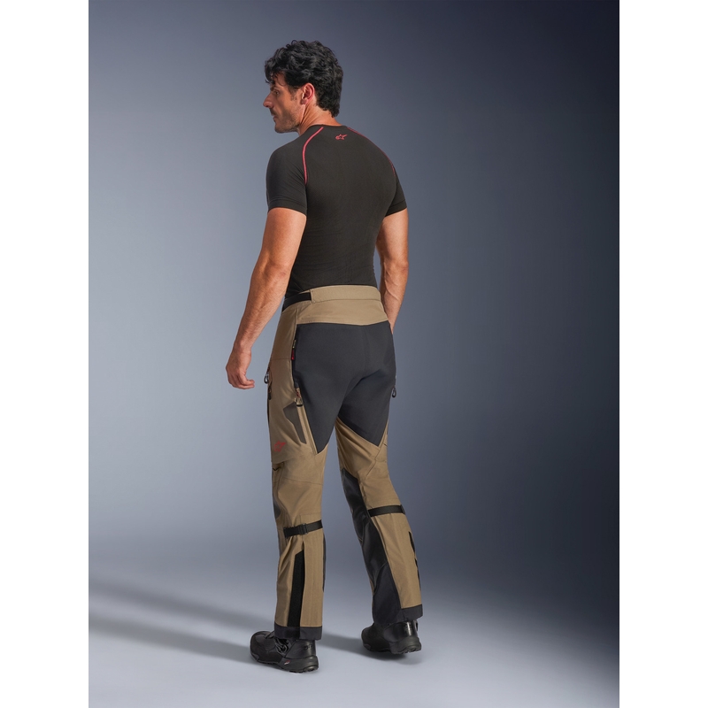 Παντελόνι μοτοσικλέτας Alpinestar Nazca 3L Gore-Tex PRO ανοιχτό καφέ-μαύρο