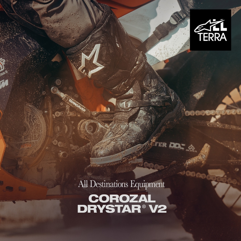 Μπότες Μοτοσικλέτας Alpinestars Corozal V2 Adventure Drystar Μαύρες