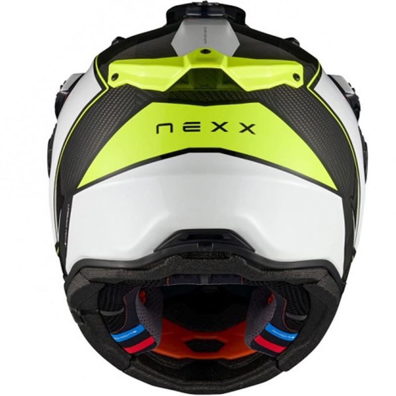 Κράνος μοτοσικλέτας enduro Nexx X.Rally Raid λευκό-φθοροκίτρινο
