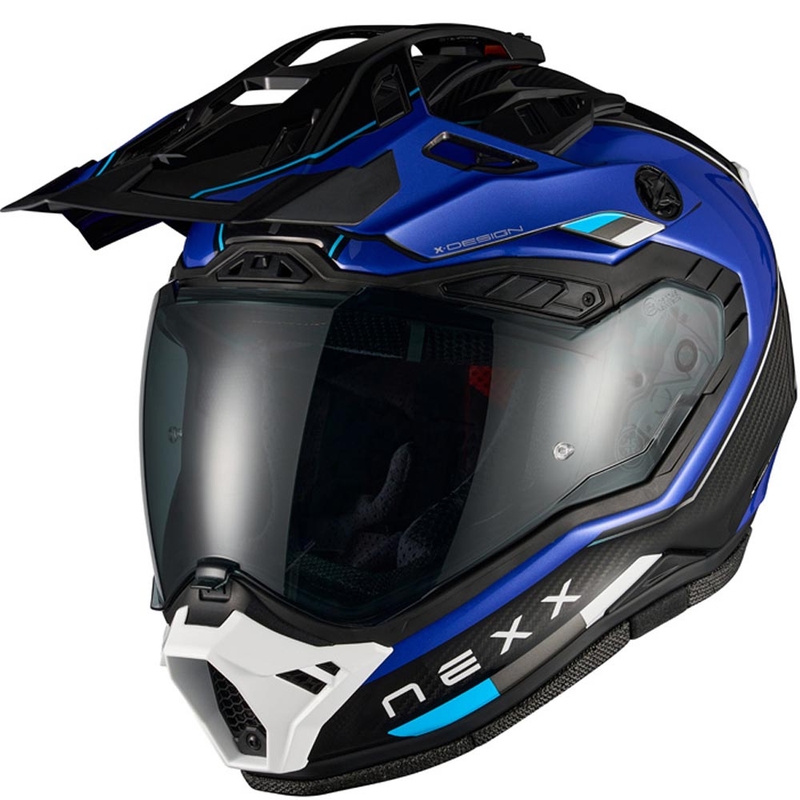 Κράνος μοτοσικλέτας Enduro Nexx X.Rally Raid μπλε-λευκό