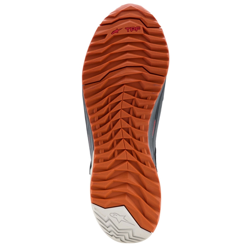 Μπότες μοτοσικλέτας Alpinestars CR-X Drystar μαύρο-σκούρο γκρι-πορτοκαλί