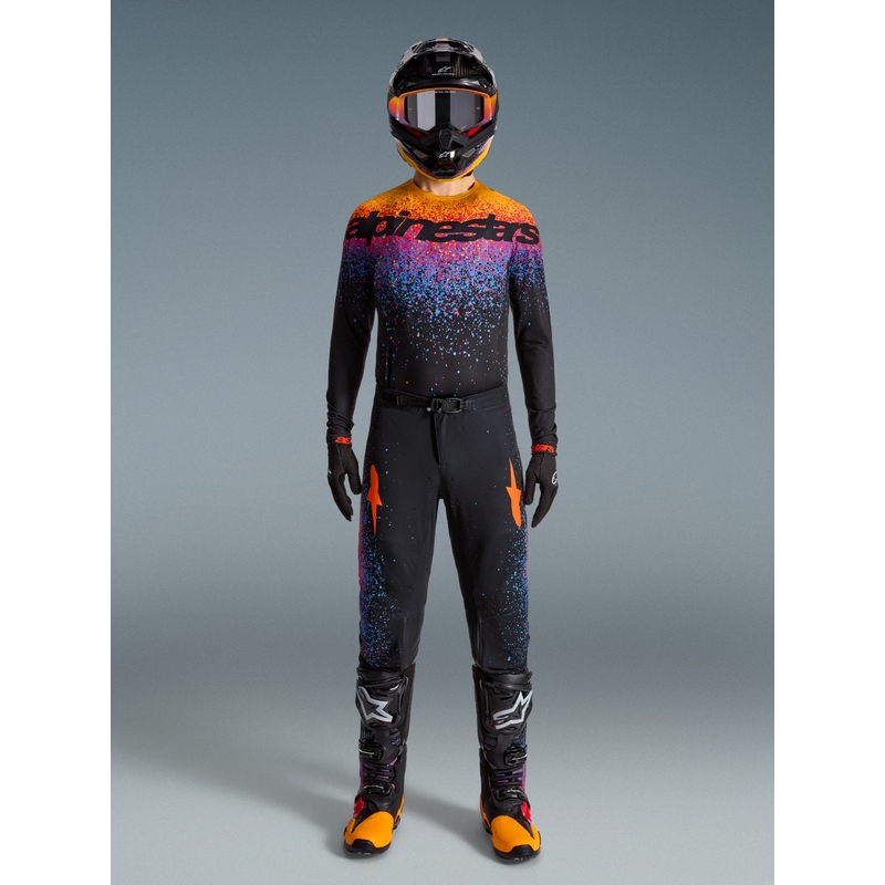 Μαύρη φανέλα motocross Black Hole περιορισμένης έκδοσης Alpinestars Supertech