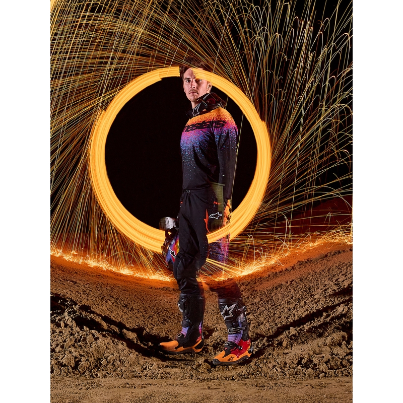 Παντελόνι Alpinestars Supertech Limited Edition Black Hole Motocross - Μαύρο