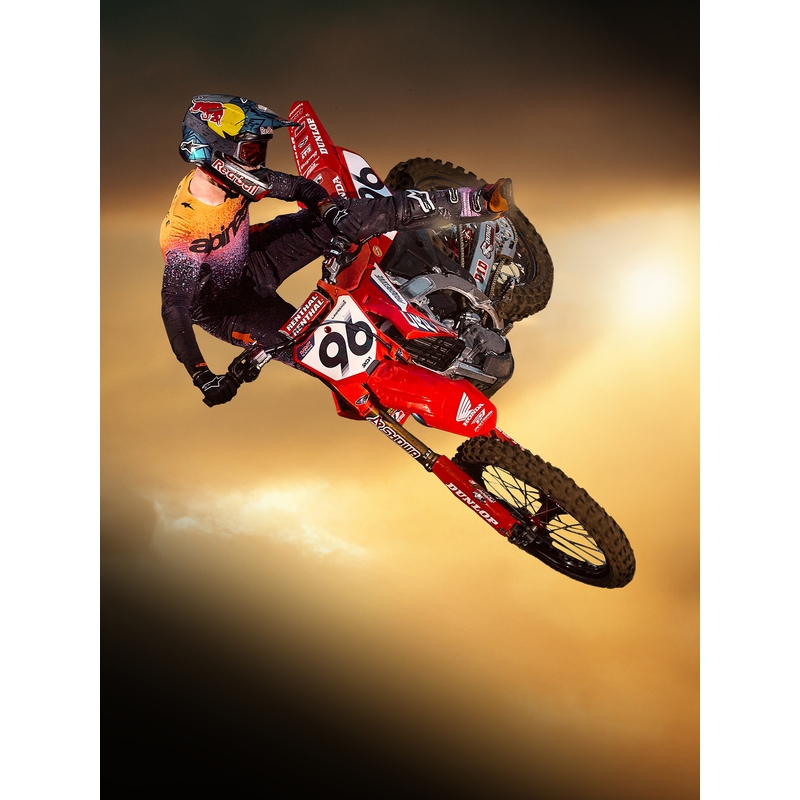 Κράνος motocross περιορισμένης έκδοσης Alpinestars Supertech S-M10 Black Hole μαύρου χρώματος