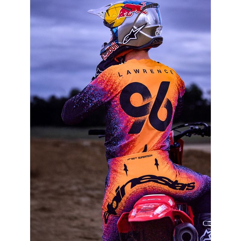 Κράνος motocross περιορισμένης έκδοσης Alpinestars Supertech S-M10 Black Hole μαύρου χρώματος