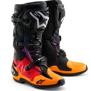 Μπότες μοτοσικλέτας Alpinestars Tech 10 Limited Edition Black Hole σε μαύρο χρώμα