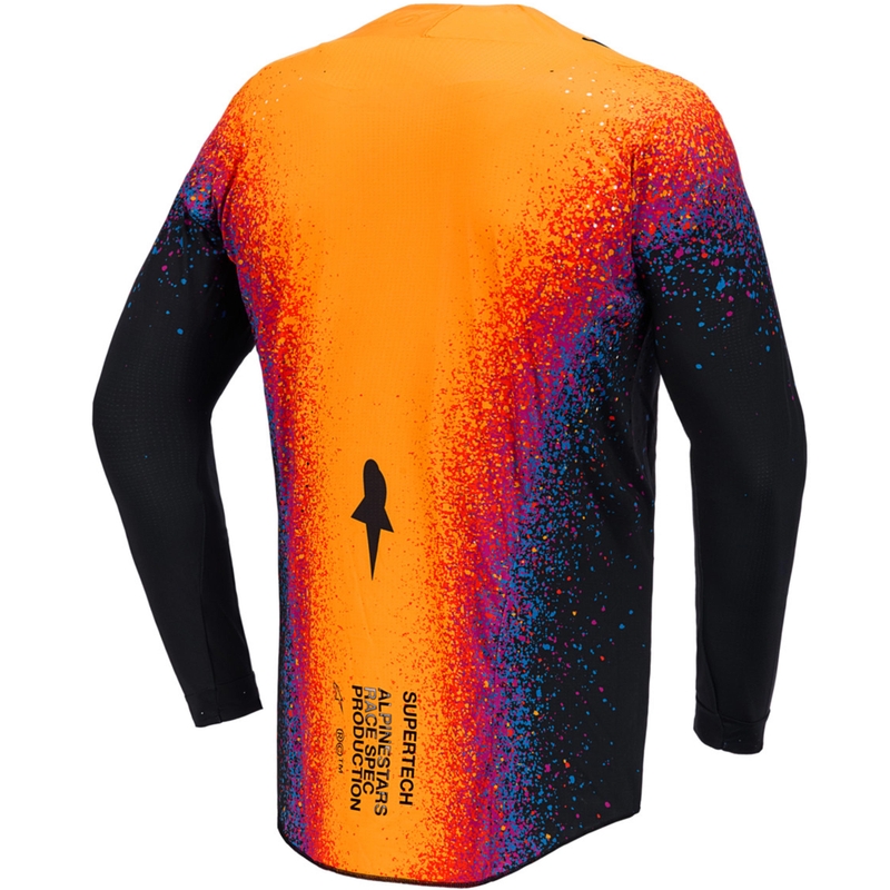 Μαύρη φανέλα motocross Black Hole περιορισμένης έκδοσης Alpinestars Supertech