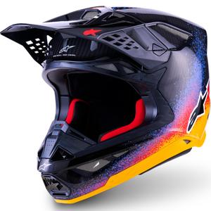 Κράνος motocross περιορισμένης έκδοσης Alpinestars Supertech S-M10 Black Hole μαύρου χρώματος