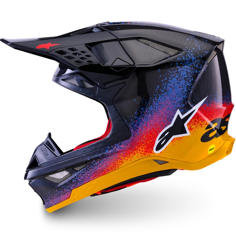 Κράνος motocross περιορισμένης έκδοσης Alpinestars Supertech S-M10 Black Hole μαύρου χρώματος