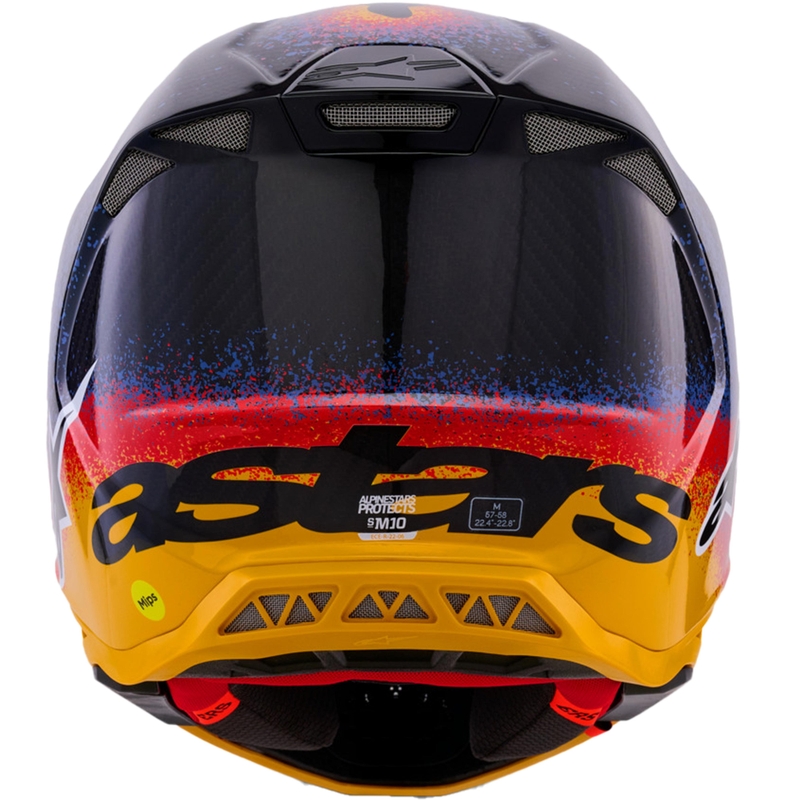 Κράνος motocross περιορισμένης έκδοσης Alpinestars Supertech S-M10 Black Hole μαύρου χρώματος