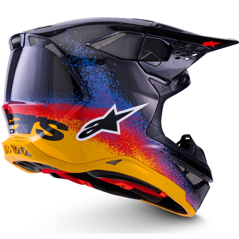 Κράνος motocross περιορισμένης έκδοσης Alpinestars Supertech S-M10 Black Hole μαύρου χρώματος