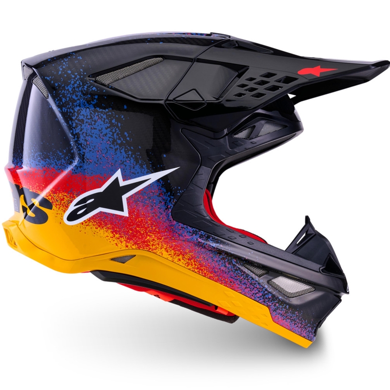 Κράνος motocross περιορισμένης έκδοσης Alpinestars Supertech S-M10 Black Hole μαύρου χρώματος