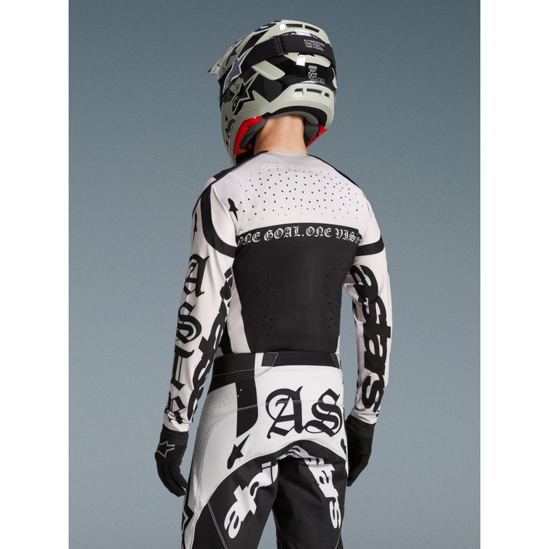 Φανέλα motocross περιορισμένης έκδοσης Alpinestars Techstar Wolf Dust σε μαύρο χρώμα