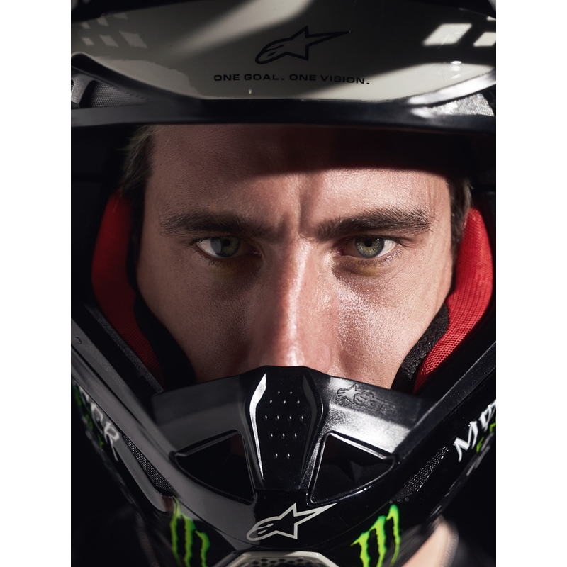 Παντελόνι motocross περιορισμένης έκδοσης Alpinestars Techstar Wolf Dust, μαύρο-άμμος