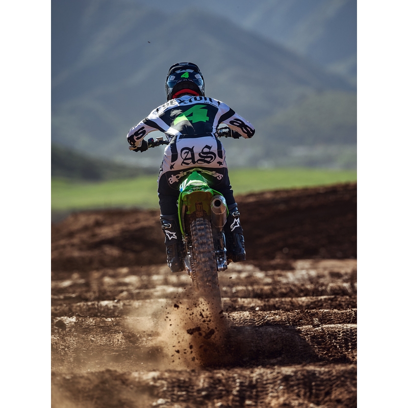 Παντελόνι motocross περιορισμένης έκδοσης Alpinestars Techstar Wolf Dust, μαύρο-άμμος