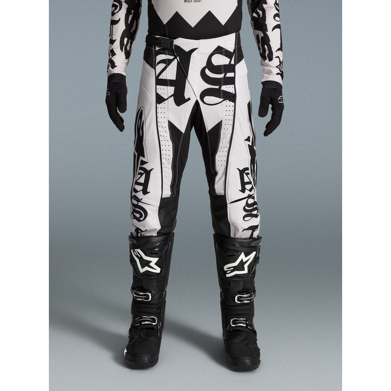 Παντελόνι motocross περιορισμένης έκδοσης Alpinestars Techstar Wolf Dust, μαύρο-άμμος