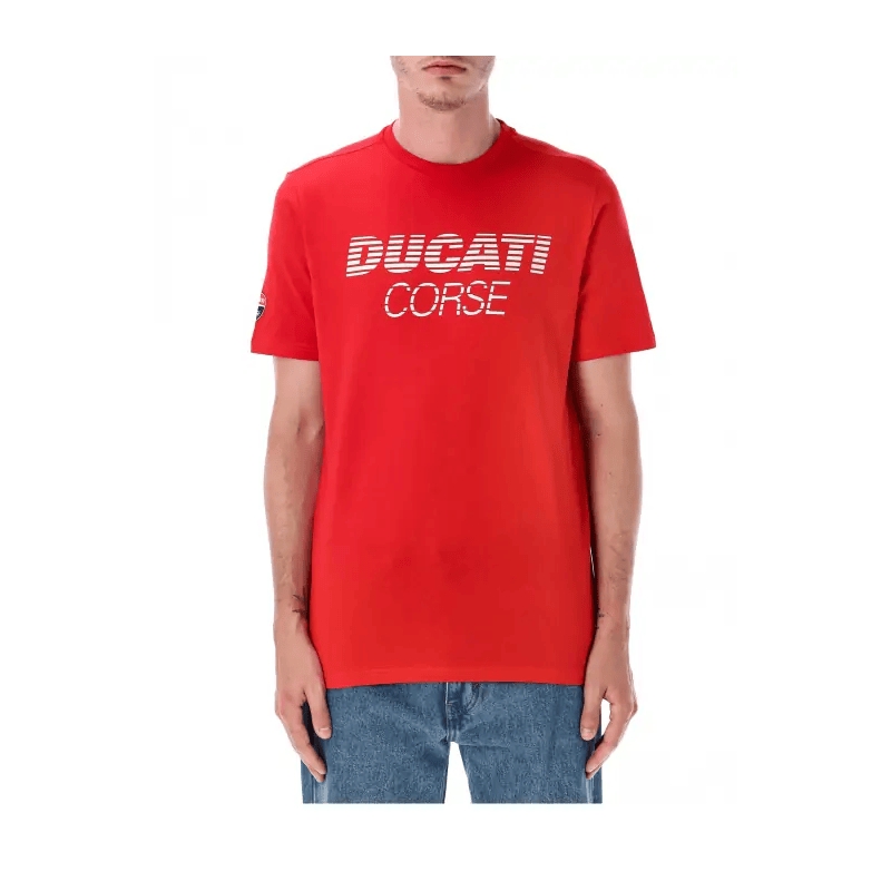 T-shirt Ducati Corse κόκκινο
