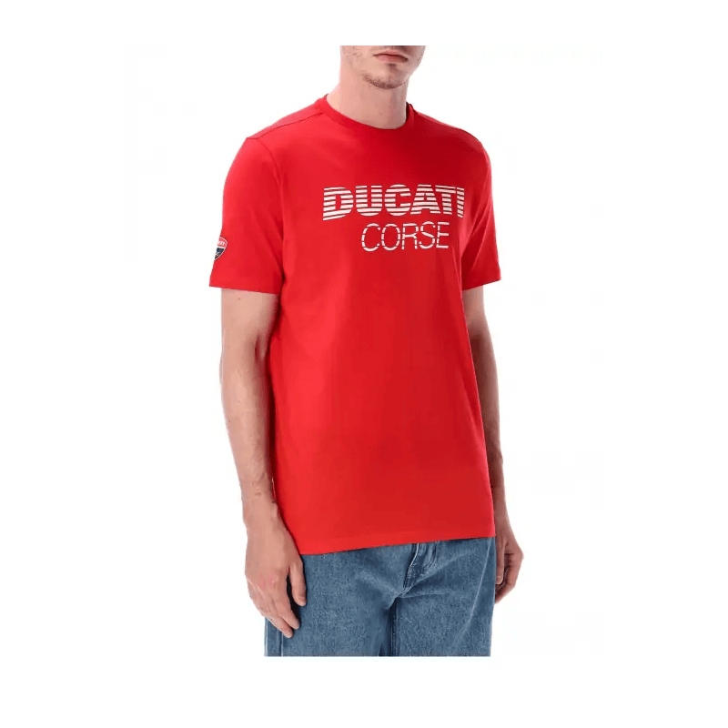 T-shirt Ducati Corse κόκκινο