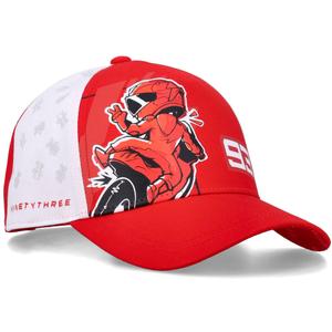 Παιδικό πολύχρωμο καπέλο Ducati Marc Marquez Baseball 93 Look Back
