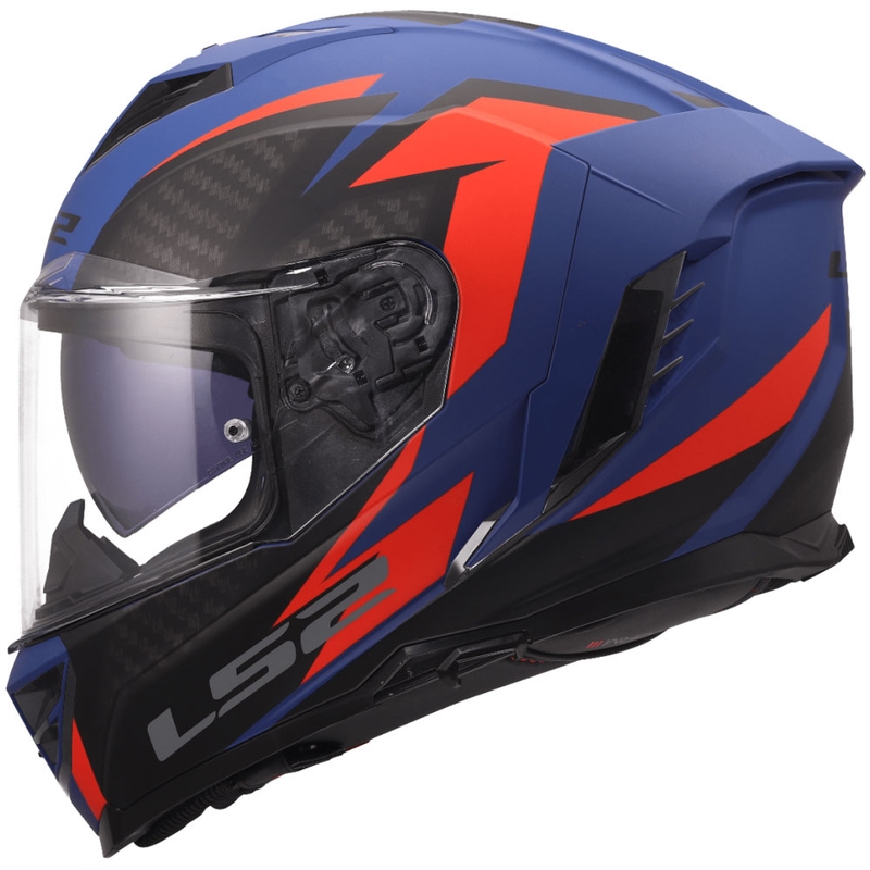 Κράνος μοτοσικλέτας full face LS2 FF818 Storm III Dynamo μπλε-κόκκινο