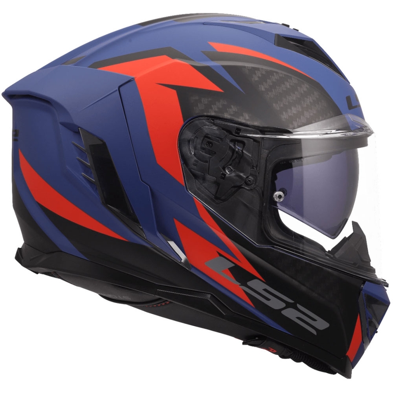 Κράνος μοτοσικλέτας full face LS2 FF818 Storm III Dynamo μπλε-κόκκινο