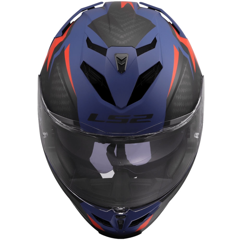 Κράνος μοτοσικλέτας full face LS2 FF818 Storm III Dynamo μπλε-κόκκινο