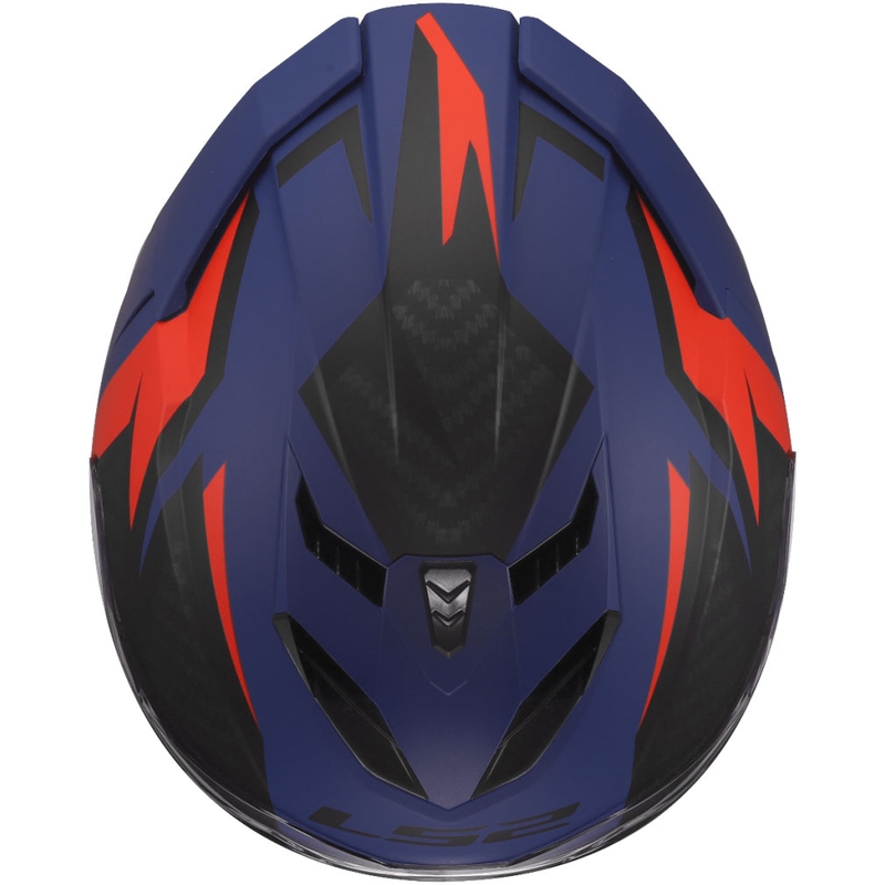 Κράνος μοτοσικλέτας full face LS2 FF818 Storm III Dynamo μπλε-κόκκινο