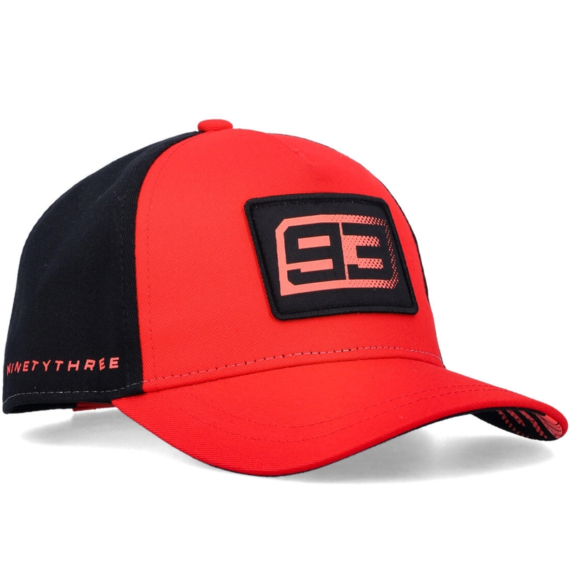 Παιδικό καπέλο Ducati Marc Marquez Baseball 93 Patch μαύρο-κόκκινο