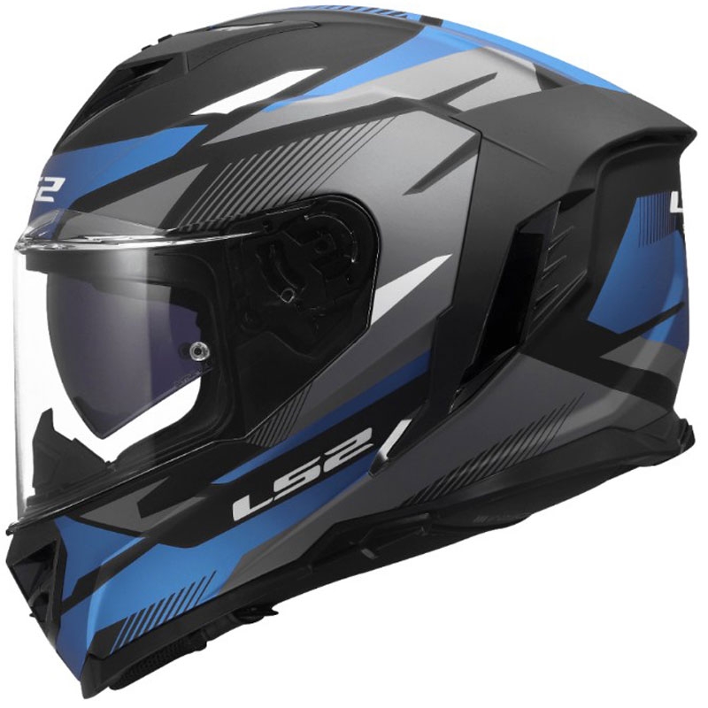 Κράνος μοτοσικλέτας full face LS2 FF818 Storm III Komai μαύρο-μπλε