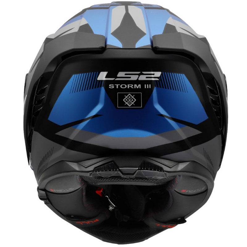 Κράνος μοτοσικλέτας full face LS2 FF818 Storm III Komai μαύρο-μπλε