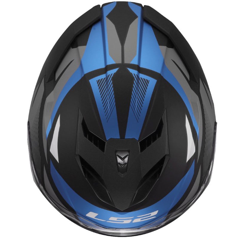 Κράνος μοτοσικλέτας full face LS2 FF818 Storm III Komai μαύρο-μπλε