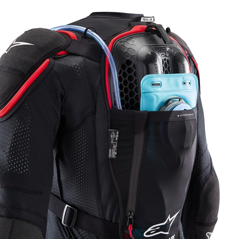 Γιλέκο μοτοσικλέτας με αερόσακο Alpinestars TECH-AIR®OFF-ROAD system μαύρο-κόκκινο