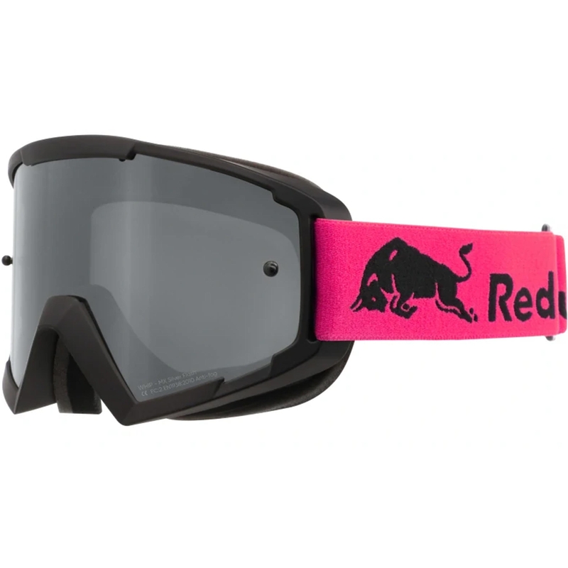 Γυαλιά motocross Red Bull Spect Whip μαύρα με ασημί φακό