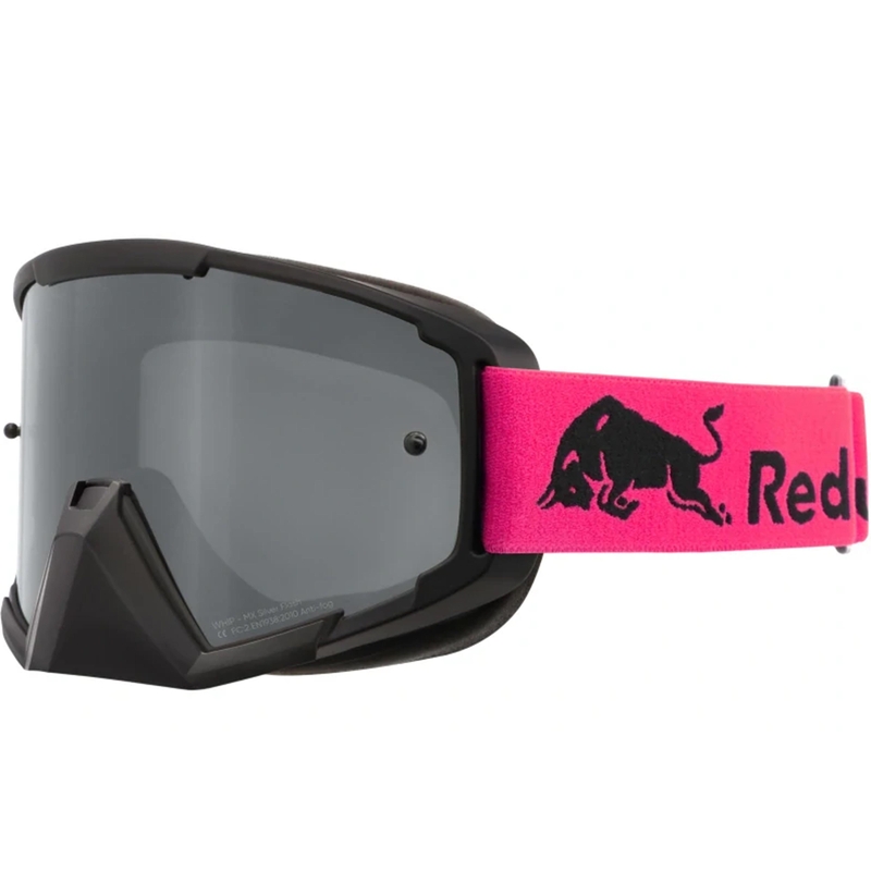 Γυαλιά motocross Red Bull Spect Whip μαύρα με ασημί φακό