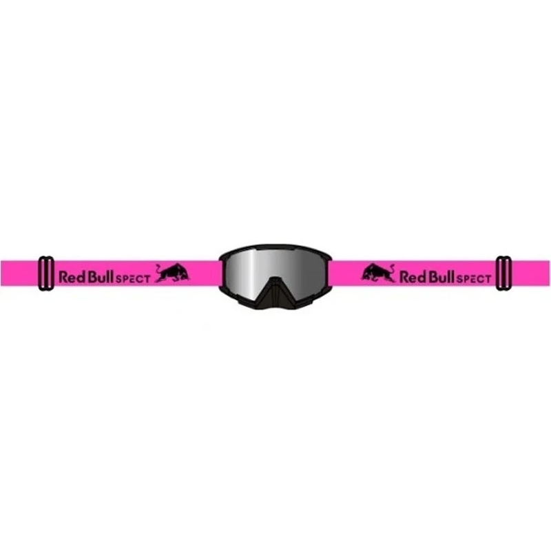 Γυαλιά motocross Red Bull Spect Whip μαύρα με ασημί φακό