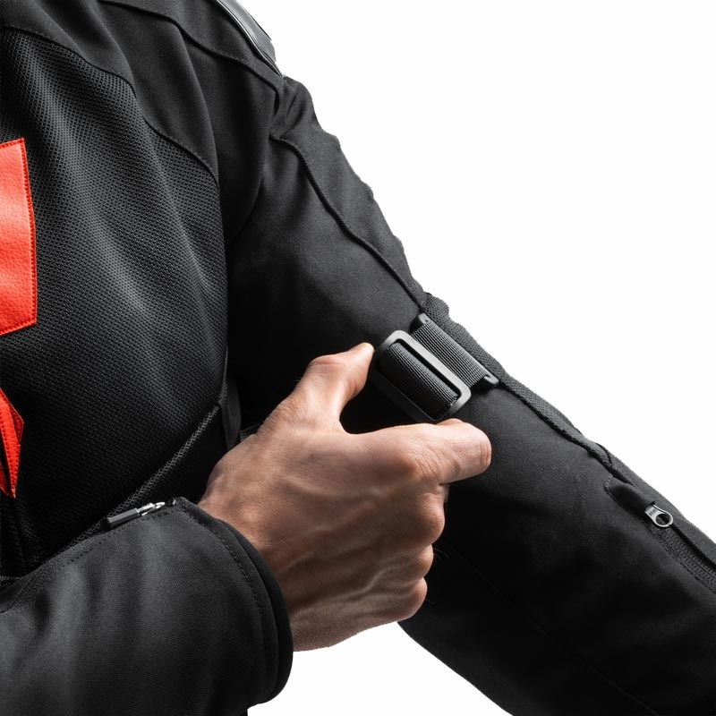 Μπουφάν μοτοσικλέτας Rebelhorn Vandal 2 Air μαύρο-κόκκινο