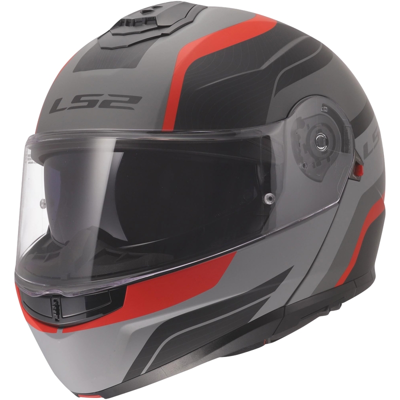 Κράνος LS2 FF908 Strobe II Monza ματ μαύρο-γκρι-κόκκινο
