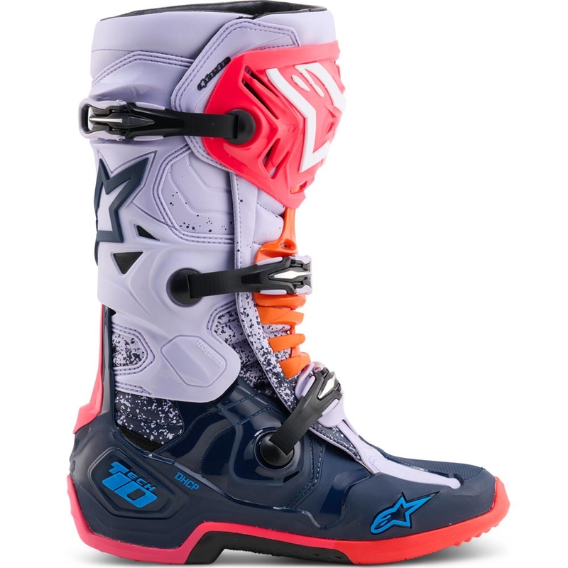 Μπότες Motocross Alpinestars TECH 10 Limited Edition Records σε μαύρο χρώμα