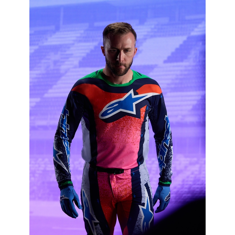 Φανέλα Alpinestars Supertech Limited Edition Records Motocross - Γκρι