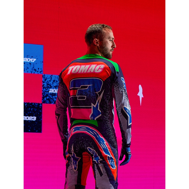 Φανέλα Alpinestars Supertech Limited Edition Records Motocross - Γκρι